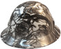 Skull Family Tree Hydro Dipped Hard Hats Full Brim Style ~ Oblique View