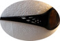 ERB Rose Safety Glasses Black Frame with Brown Lens ~ Frame Detail