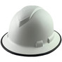 Pyramex Ridgeline Full Brim Style Hard Hat with White Graphite Pattern with Protective Edge