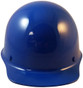 MSA Skullgard Cap Style Hard Hat with Ratchet Suspension - Black - Front View
