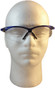 Jackson Nemesis Metallic Blue Frame Safety Glasses with Fog Free Clear Lens ~ Front View