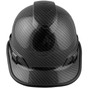 Pyramex Ridgeline Cap Style Hard Hat with Shiny Black Graphite Pattern with Protective Edge 