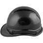 Pyramex Ridgeline Cap Style Hard Hat with Shiny Black Graphite Pattern with Protective Edge 