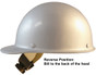 Skullgard Cap Style With Swing Suspension Silver - Swing Suspension in Reverse Position