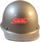 MSA Skullgard  (LARGE SHELL) Cap Style Hard Hats with STAZ ON Suspension - Silver
 - Front View