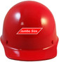 MSA Skullgard (LARGE SHELL) Cap Style Hard Hats with STAZ ON Suspension - Red - Oblique View