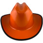 Outlaw Cowboy Hardhat with Ratchet Suspension Orange with Protective Edge