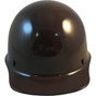 MSA Skullgard Cap Style With STAZ ON Suspension - Brown - Front View