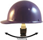 MSA Skullgard Cap Style With Swing Suspension - Purple - Swing Suspension in Transition