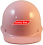 MSA Skullgard (LARGE SHELL) Cap Style Hard Hats with Ratchet Suspension - Light Pink