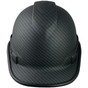 Pyramex Ridgeline Cap Style Hard Hat with Black Graphite Pattern with Protective Edge - Oblique View