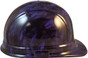 Purple Zombie Cap Style Hydro Dipped Hard Hats - Right Side View
