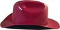Outlaw Cowboy Hardhat with Ratchet Suspension Raspberry - Left Side View