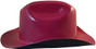 Outlaw Cowboy Hardhat with Ratchet Suspension Raspberry - Right Side View