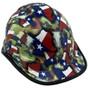 Texas Pride Cap Style Hydro Dipped Hard Hats oblique left with edge
