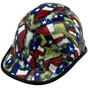 Texas Pride Cap Style Hydro Dipped Hard Hats oblique right with edge