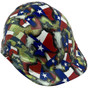Texas Pride Cap Style Hydro Dipped Hard Hats oblique left