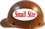 MSA Skullgard (SMALL SIZE) Cap Style Hard Hats with Ratchet Suspension - Natural Tan - Left Side View