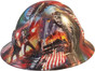 Trump All Stars Hydro Dipped Hard Hats Full Brim Style - Oblique View