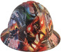 Trump All Stars Hydro Dipped Hard Hats Full Brim Style - Front View