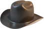 Outlaw Cowboy Hardhat with Ratchet Suspension Textured Gunmetal - Front View