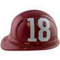 Alabama Crimson Tides Hard Hat - Left View