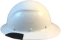 Actual Carbon Fiber Hard Hat - Full Brim White  - Right View