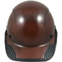 DAX Fiberglass Composite Hard Hat with Protective Edge - Cap Style Natural Tan - Front View