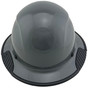DAX Fiberglass Composite Hard Hat - Full Brim Medium Gray