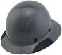 DAX Fiberglass Composite Hard Hat - Full Brim Medium Gray
