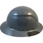 Actual Carbon Fiber Hard Hat - Full Brim Medium Gray - Right