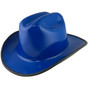Outlaw Cowboy Hardhat with Ratchet Suspension Royal Blue with Protective Edge