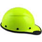 DAX Fiberglass Composite Hard Hat with Protective Edge - Cap Style Factory Hi Viz Lime - Right View