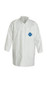 Tyvek Plain Lab Coats With Elastic Wrists (30 Per Case) - Front View