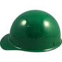 MSA Skullgard  (LARGE SHELL) Cap Style Hard Hats with STAZ ON Suspension - Green - Left View
