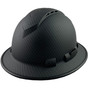 Pyramex Ridgeline Vented Full Brim Hard Hat with Black Graphite Pattern with Protective Edge