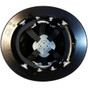 Pyramex Ridgeline Full Brim Style Hard Hat with Black Graphite Pattern  - 6 Point Suspension Detail