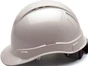 Pyramex Ridgeline Vented Cap Style Hard Hat with Shiny White Graphite Pattern 