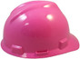MSA Cap Style SMALL Hard Hats with Staz-On Suspensions Pink - Right Side View
