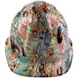 Vintage Pin Up Girls Design Cap Style Hydro Dipped Hard Hats - Front View