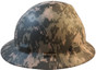 MSA FULL BRIM ACU Design Camouflage Hard Hats - Staz On Suspension - Right Side View