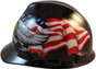 MSA USA Freedom Series Hard Hat with American Pride USA Eagle - Left Side View