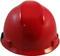 MSA Freedom Series Hard Hat with Black Shell, Canadian Flag - Back View