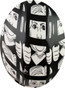 Lock Her Up Style Full Brim Hydro Dipped Hard Hats - Close Up View