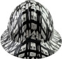 Lock Her Up Style Full Brim Hydro Dipped Hard Hats - Back View