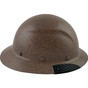 Actual Carbon Fiber Hard Hat - Full Brim Textured Granite - Right