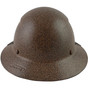 DAX Fiberglass Composite Hard Hat - Full Brim Textured Granite - Back View