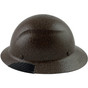 Actual Carbon Fiber Hard Hat - Full Brim Textured Dark Granite - Left