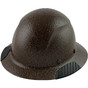 Actual Carbon Fiber Hard Hat - Full Brim Textured Dark Granite - Oblique