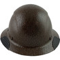 Actual Carbon Fiber Hard Hat - Full Brim Textured Dark Granite - Front